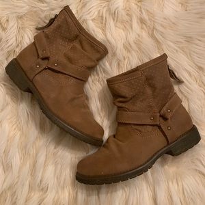 Boho Slouchy Moto Boots